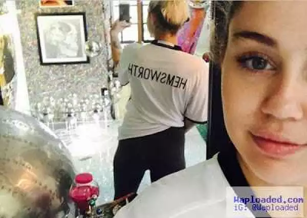 See What Miley Cyrus Wrote On Her Shirt